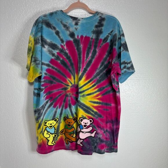 Grateful Dead Tie Dye Shirt With Dancing Bears Mens X-Large Hippie - Picture 3 of 6